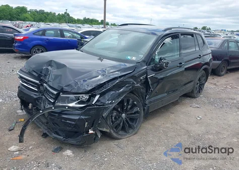 2021 Volkswagen Tiguan 2.0T Se/2.0T Se R-Line Black/2.0T Sel из США, поврежденный, VIN 3VV2B7AX4MM111887